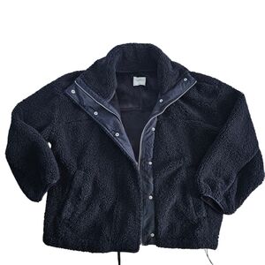 Abercrombie & Fitch Black Teddy Jacket